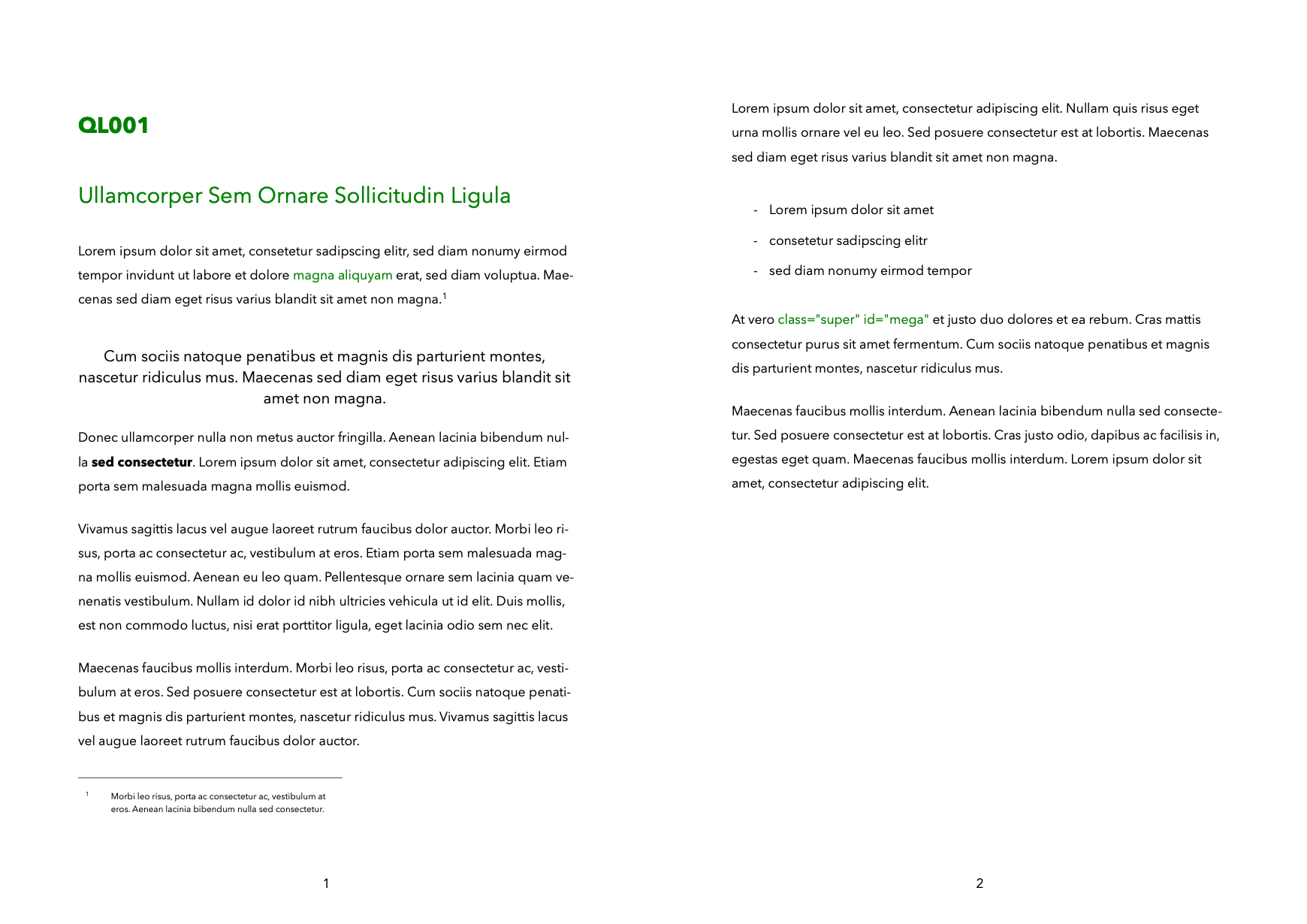 QL001 - Ulysses Styles & Themes