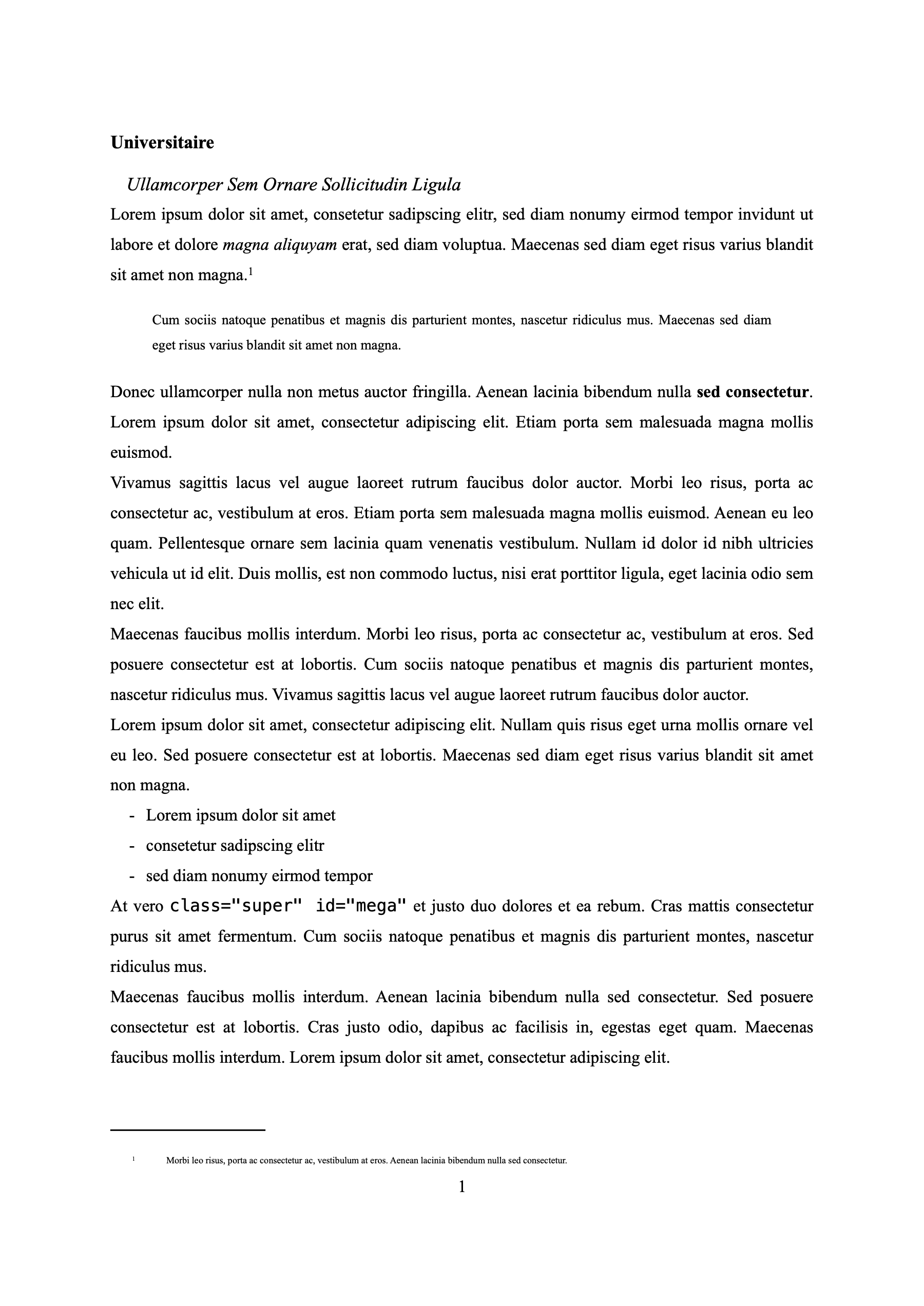 Universitaire - Ulysses Styles & Themes