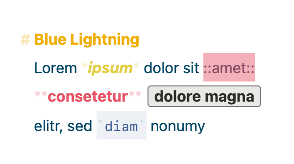 Blue Lightning - Ulysses Styles & Themes