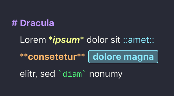 Dracula - Ulysses Styles & Themes
