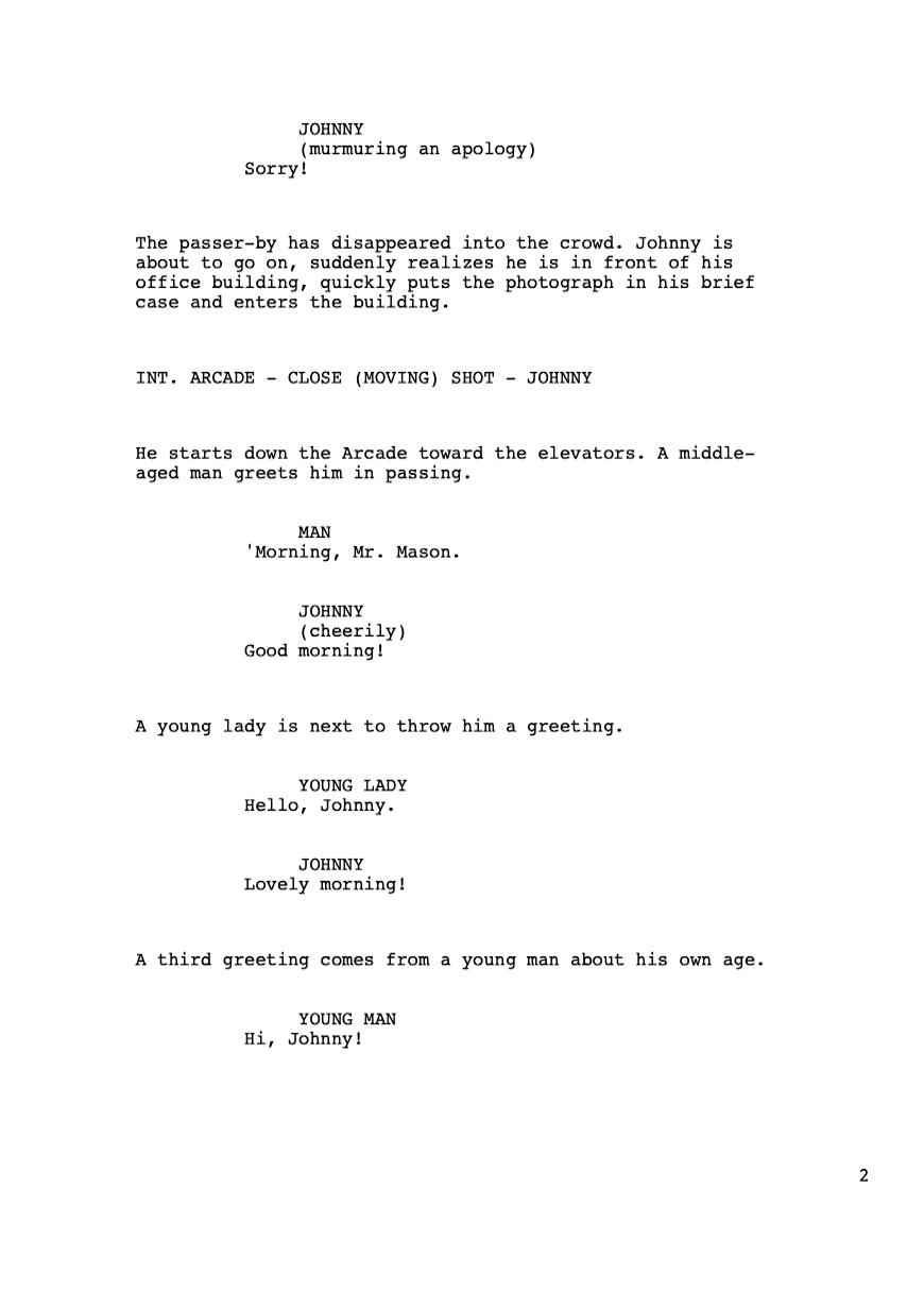 Filmscript Ulysses Styles & Themes