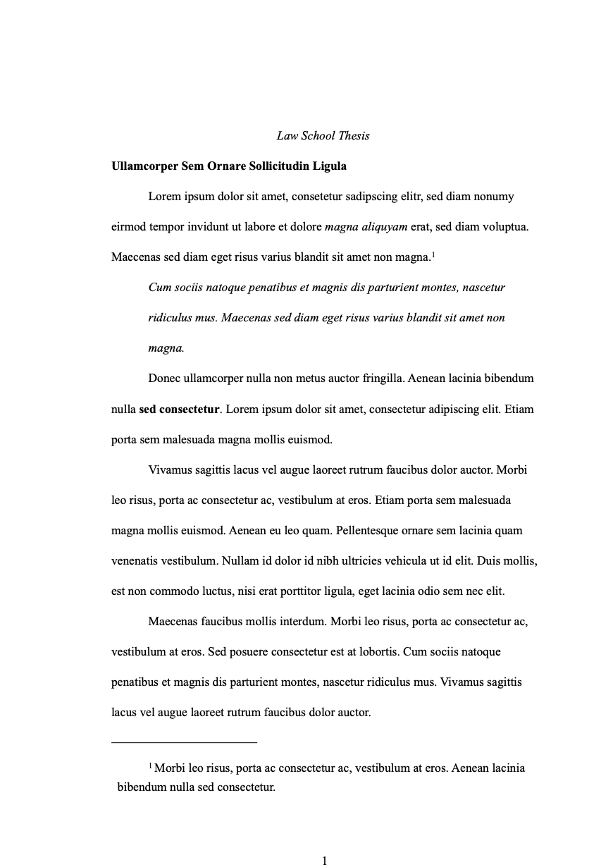 Law School Thesis Preview 1
