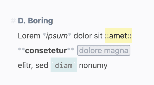 Editor Theme “D. Boring“ by Ananga 