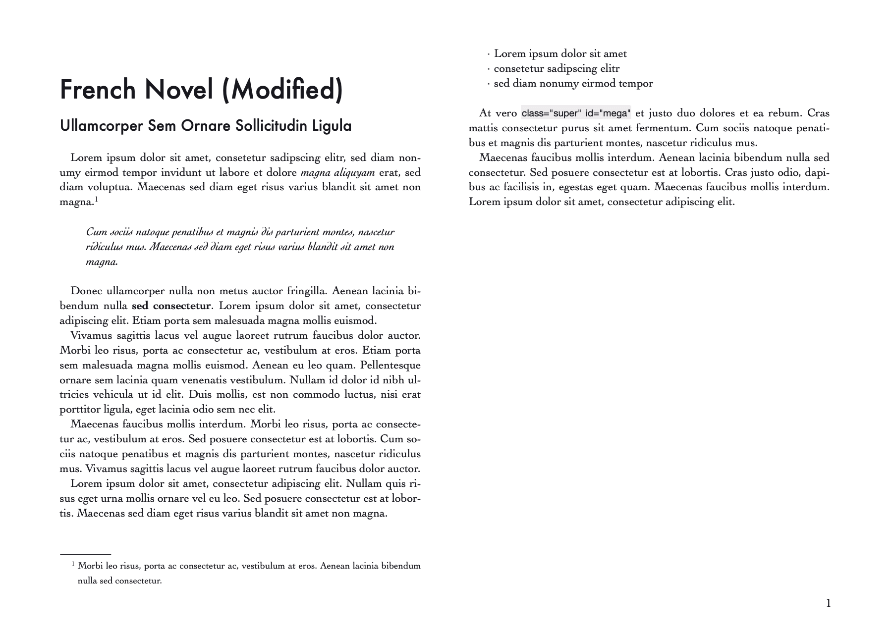 French Novel (Modified) Preview 1
